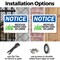 Signmission Recycled Water Used On Lawns, 14 in W x Rectangle, Plastic OS-2PACK-NS-P-1014-L-18006 - alternate 4